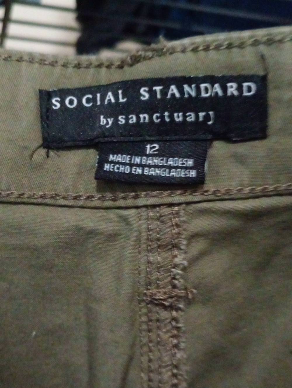 Social Standard by Sanctuary Women's Wide Leg Pants in Olive